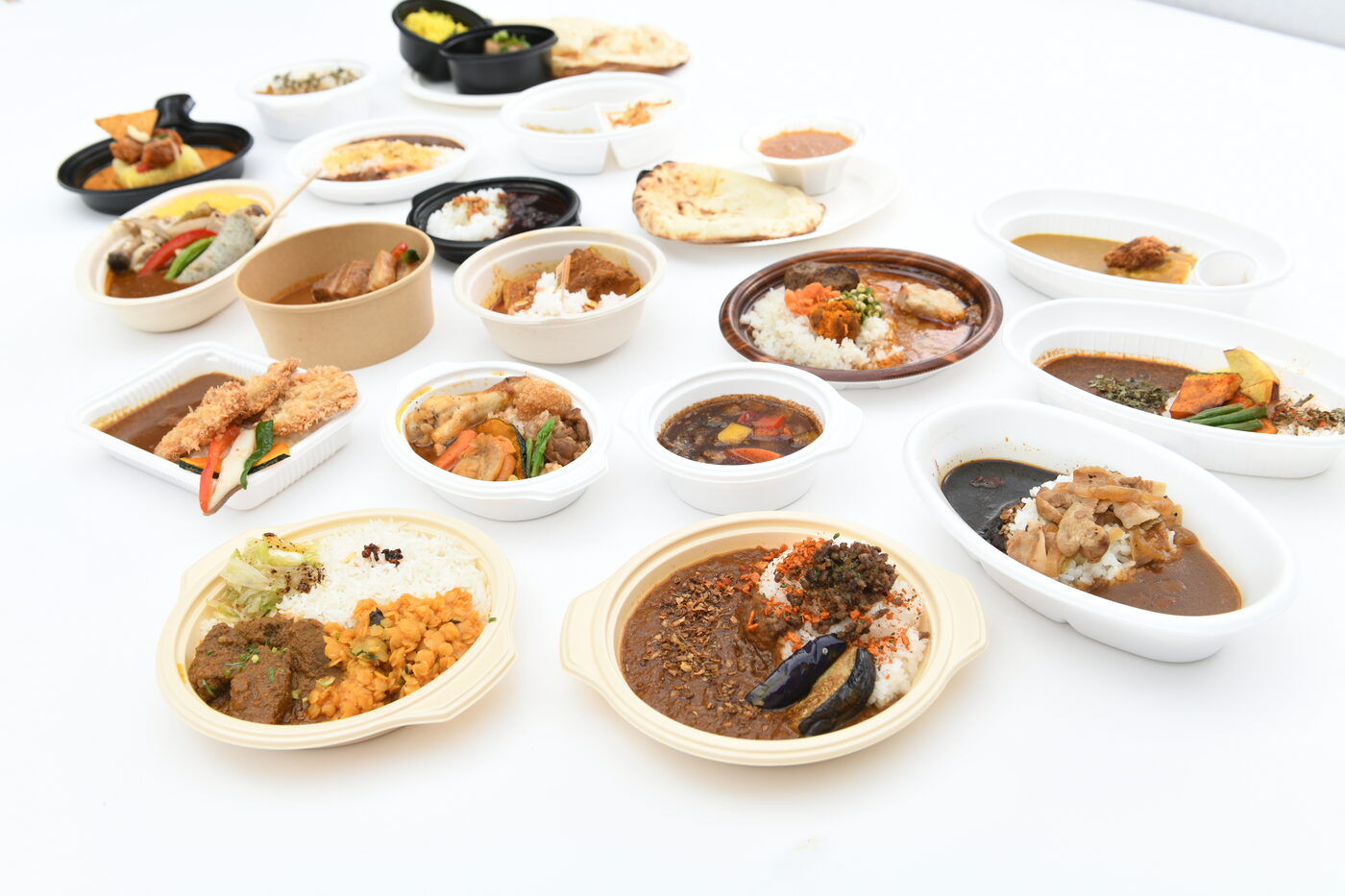 神田カレーグランプリの多彩なカレー